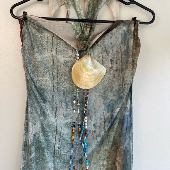 Jaded London Earthy Tones Backless Dress - Picture 2 of 7